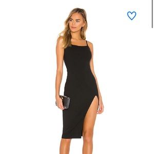 Candace slit midi dress